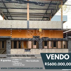 Casa com 4 Quartos à venda, 316m² no São Geraldo, Manaus