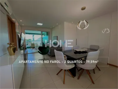 Apartamento com 2 Quartos à venda, 79m² no Farol, Maceió