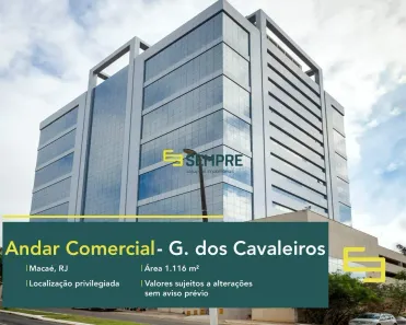 Imóvel Comercial para alugar, 1117m² no Granja dos Cavaleiros, Macaé