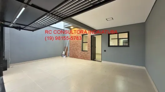 Casa com 3 Quartos para venda ou aluguel, 101m² no Núcleo Residencial Professor Carlos Aldrovandi, Indaiatuba