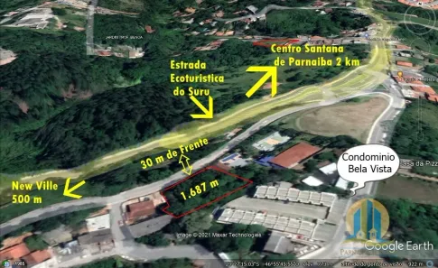 Lote/Terreno à venda, 1687m² no Sítio de Baixo, Santana de Parnaíba