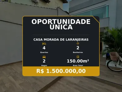 Casa com 4 Quartos à venda, 150m² no Morada de Laranjeiras, Serra