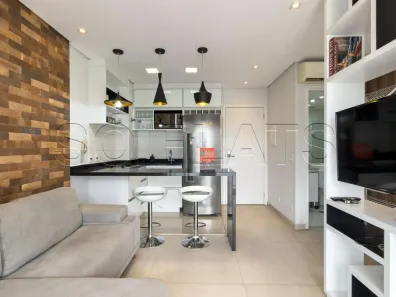 Flat com 1 Quarto para alugar, 31m² no Santo Amaro, São Paulo