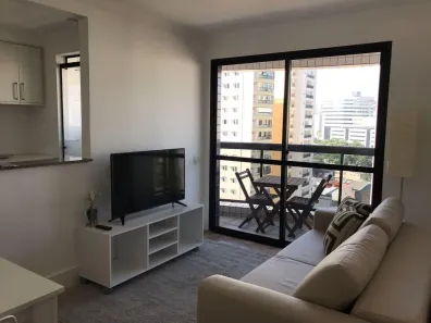 Apartamento com 1 Quarto para alugar, 45m² no Vila Nova Conceição, São Paulo