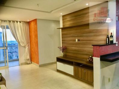 Apartamento com 3 Quartos à venda, 70m² no Piraporinha, Diadema