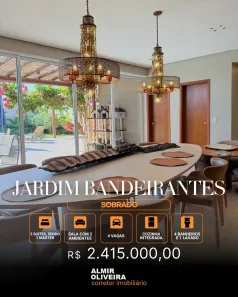 Sobrado com 3 Quartos à venda, 376m² no Jardim Recreio dos Bandeirantes, Sertãozinho
