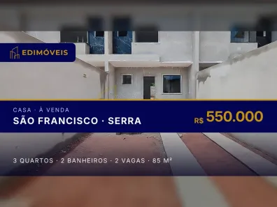 Casa com 3 Quartos à venda, 85m² no São Francisco, Serra