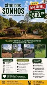 Fazenda/Sítio com 3 Quartos à venda, 19621m² no Jardim Santa Rita de Cássia, Bragança Paulista