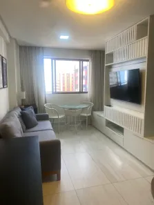 Flat com 1 Quarto à venda, 43m² no Cabo Branco, João Pessoa