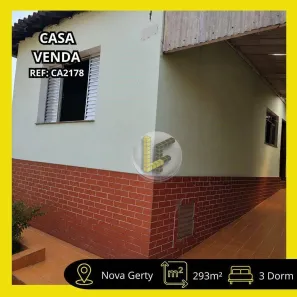 Casa com 3 Quartos à venda, 293m² no Nova Gerty, São Caetano do Sul
