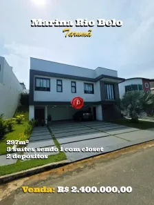 Casa de Condomínio com 3 Quartos à venda, 297m² no Ponta Negra, Manaus