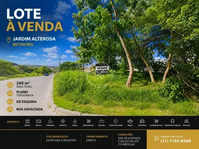 Lote/Terreno à venda, 245m² no Centro, Betim