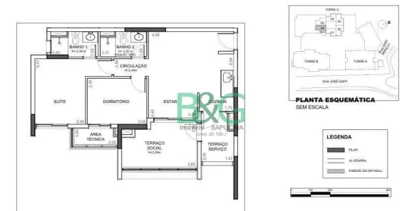 Apartamento com 1 Quarto à venda, 68m² no Vila Prudente, São Paulo