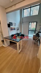 Flat com 1 Quarto para alugar, 50m² no Moema, São Paulo