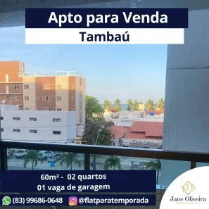 Apartamento com 2 Quartos à venda, 60m² no Tambaú, João Pessoa