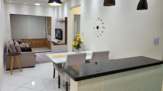 Apartamento com 2 Quartos para alugar, 70m² no Ocian, Praia Grande