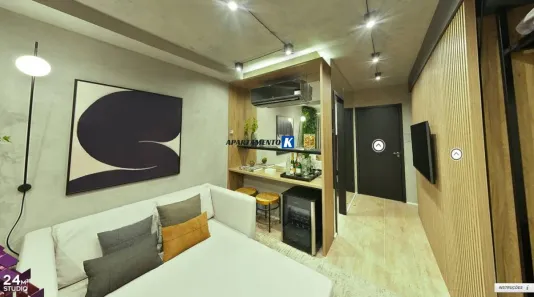 Apartamento com 1 Quarto à venda, 25m² no Vila Cordeiro, São Paulo