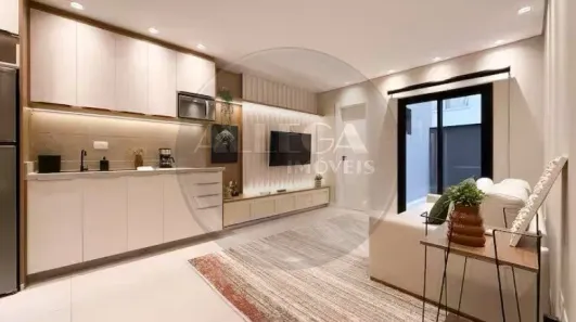 Apartamento com 1 Quarto à venda, 27m² no Mercês, Curitiba