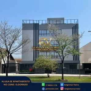 Apartamento com 2 Quartos para alugar, 72m² no Parque Residencial Eldorado, Bebedouro