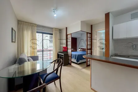 Apartamento com 1 Quarto para alugar, 34m² no Moema, São Paulo