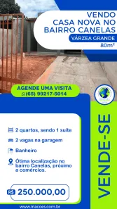 Casa com 2 Quartos à venda, 80m² no Canelas, Várzea Grande