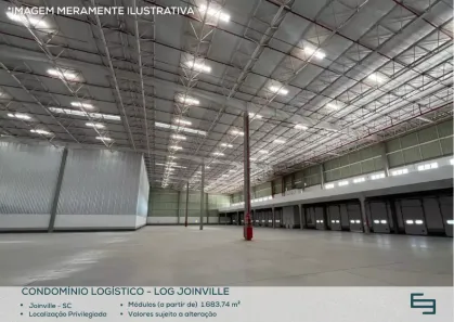Galpão/Depósito/Armazém para alugar, 1684m² no Nova Brasília, Joinville