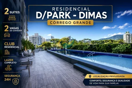 com 2 Quartos à venda, 81m² no Córrego Grande, Florianópolis