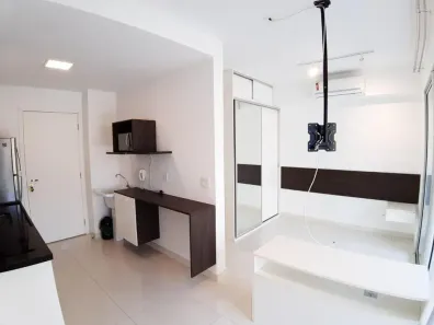 Apartamento com 1 Quarto para alugar, 34m² no Brooklin Paulista, São Paulo