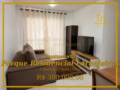 Apartamento com 2 Quartos à venda, 55m² no Parque Residencial Laranjeiras, Serra