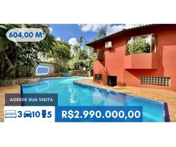 Casa de Condomínio com 3 Quartos à venda, 604m² no Bosque do Vianna, Cotia