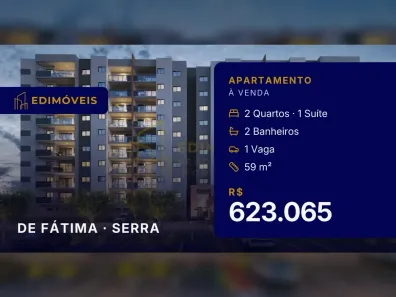 Apartamento com 2 Quartos à venda, 59m² no de Fátima, Serra
