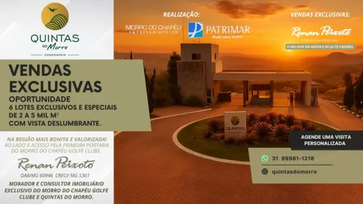 Lote/Terreno à venda, 3850m² no Quintas do Morro, Nova Lima