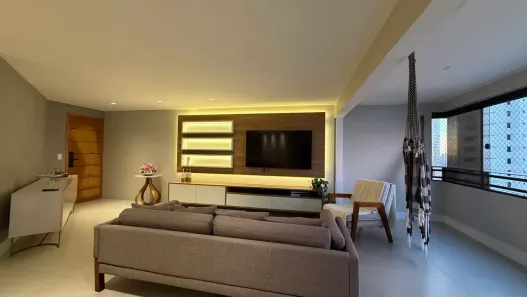 Apartamento com 3 Quartos para alugar, 136m² no Altiplano Cabo Branco, João Pessoa