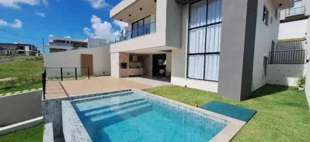 Casa de Condomínio com 4 Quartos à venda, 270m² no Alphaville (Abrantes), Camaçari