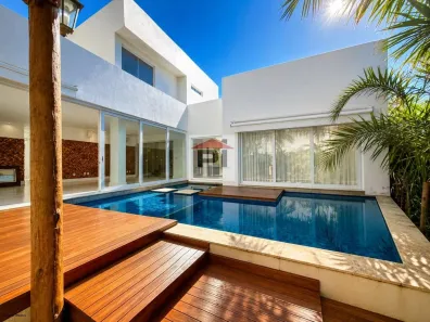 Casa de Condomínio com 4 Quartos à venda, 336m² no Busca Vida (Abrantes), Camaçari