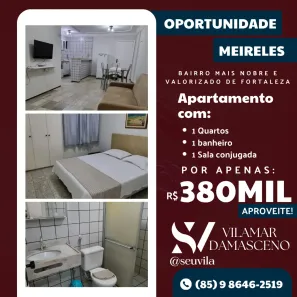 Apartamento com 1 Quarto à venda, 41m² no Meireles, Fortaleza