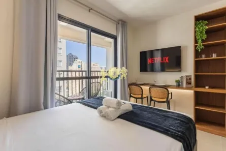 Flat com 1 Quarto à venda, 24m² no Vila Cordeiro, São Paulo
