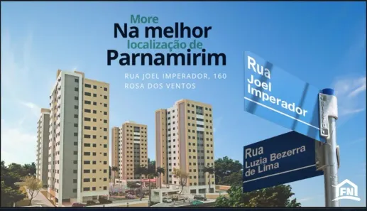 Apartamento com 3 Quartos à venda, 66m² no Rosa dos Ventos, Parnamirim