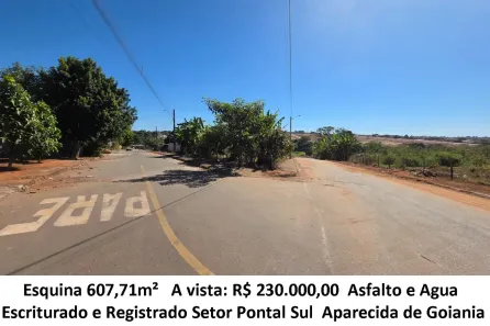 Lote/Terreno à venda, 607m² no Pontal Sul - Acréscimo, Aparecida de Goiânia