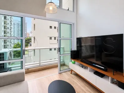 Flat com 1 Quarto para alugar, 44m² no Indianópolis, São Paulo