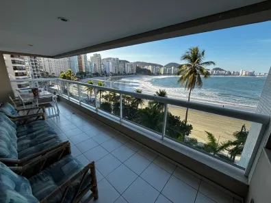 Apartamento com 3 Quartos para alugar, 126m² no Vila Luis Antônio, Guarujá