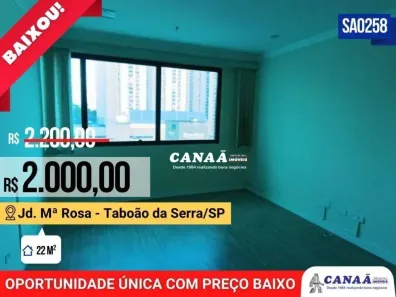 Sala Comercial para alugar, 22m² no Jardim Maria Rosa, Taboão da Serra