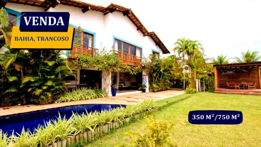 Casa de Condomínio com 4 Quartos à venda, 350m² no Trancoso, Porto Seguro