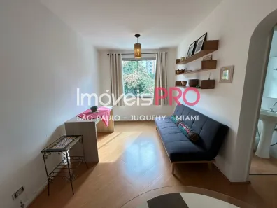 Apartamento com 1 Quarto para alugar, 52m² no Moema, São Paulo