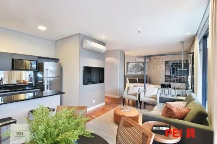 Apartamento com 1 Quarto para alugar, 65m² no Vila Olímpia, São Paulo