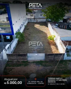 Lote/Terreno para alugar, 687m² no Centro, Boa Vista