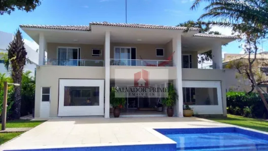 Casa de Condomínio com 5 Quartos à venda, 559m² no Busca Vida (Abrantes), Camaçari
