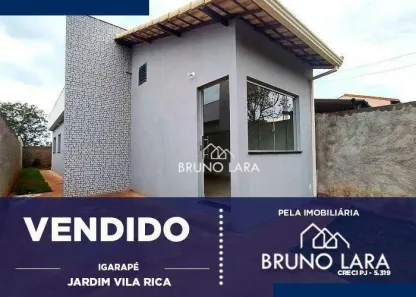 Casa com 3 Quartos à venda, 60m² no Jardim Vila Rica, Igarapé