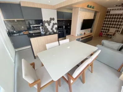 Apartamento com 2 Quartos à venda, 71m² no Loteamento João Batista Julião, Guarujá