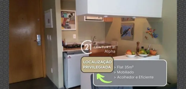 Apartamento com 1 Quarto à venda, 35m² no Alphaville Centro Industrial e Empresarial/Alphaville., Barueri